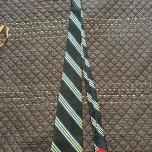 Vintage Striped Blue Tie Georges Chanel France